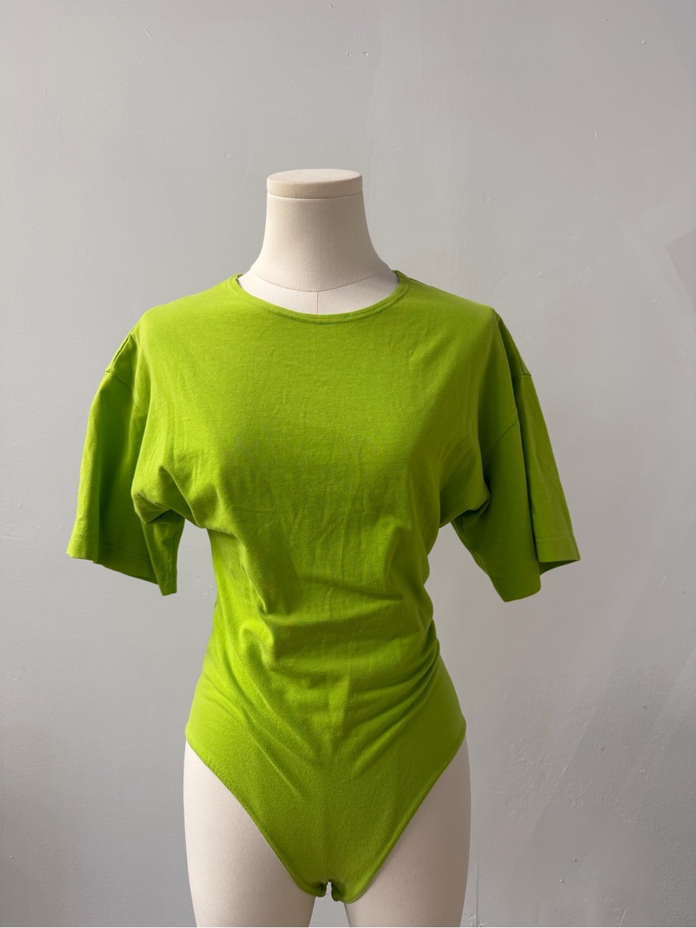 Vintage Lime Green Crewneck Bodysuit